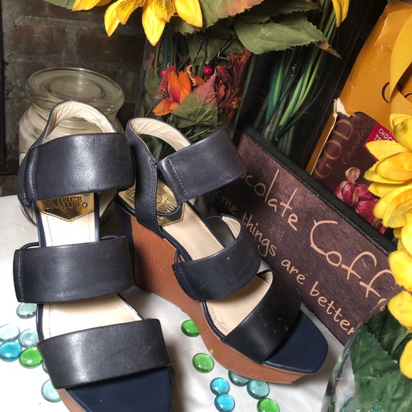 Vince Camuto Wedged Sandals - Picture 5 of 8